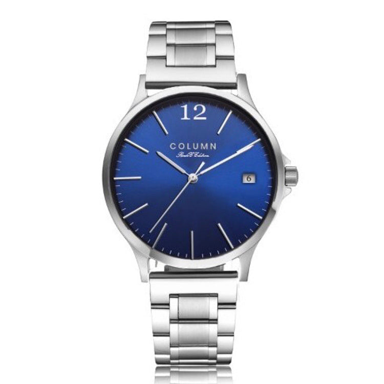COLUMN Pragmatist Quartz Watch with Metal Bracelet