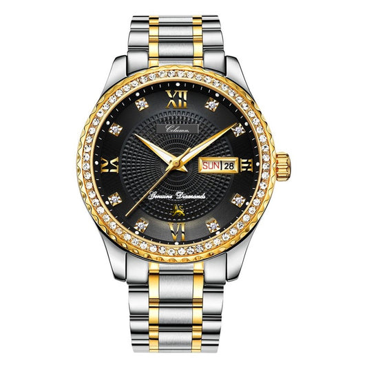 COLUMN Iced Night (Atlantic) Gemmed Quartz Watch